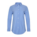 Camisa de trabajo oxford stretch mujer Velilla 405005S - Celeste