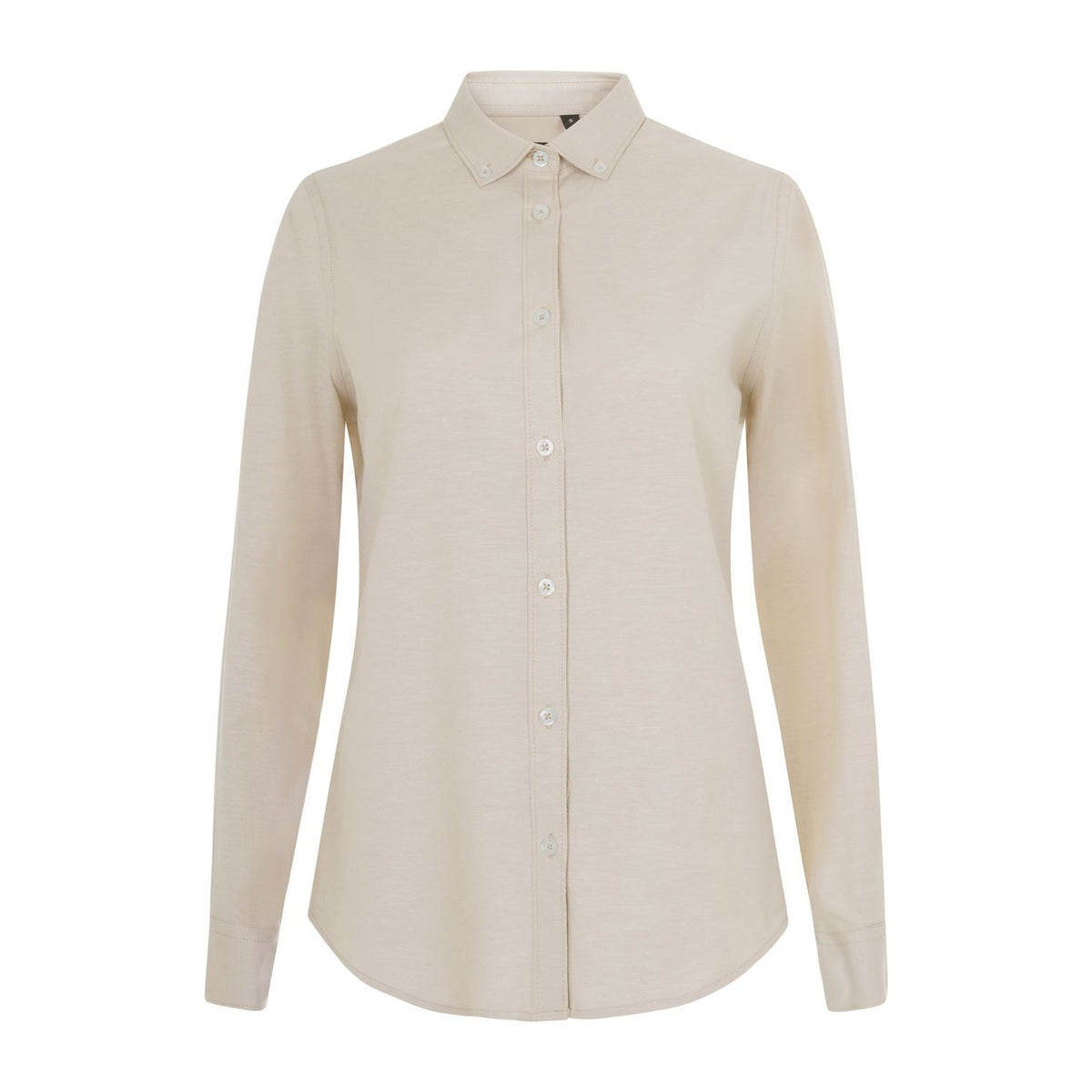 Camisa de trabajo oxford stretch mujer Velilla 405005S - Beige claro