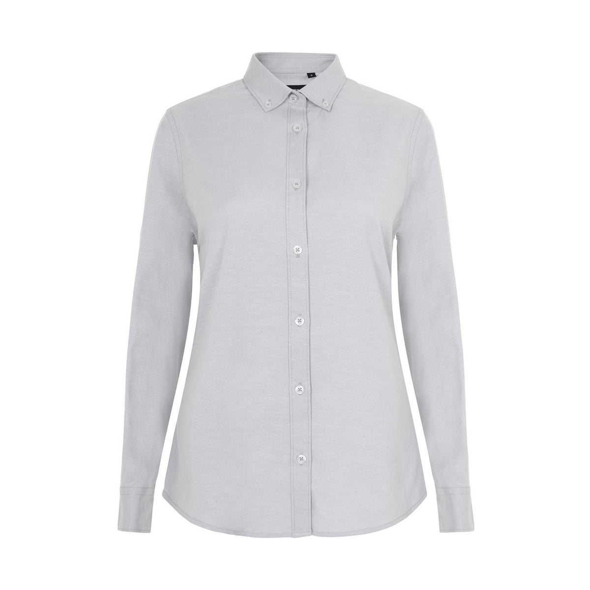 Camisa de trabajo oxford stretch mujer Velilla 405005S - Gris hielo