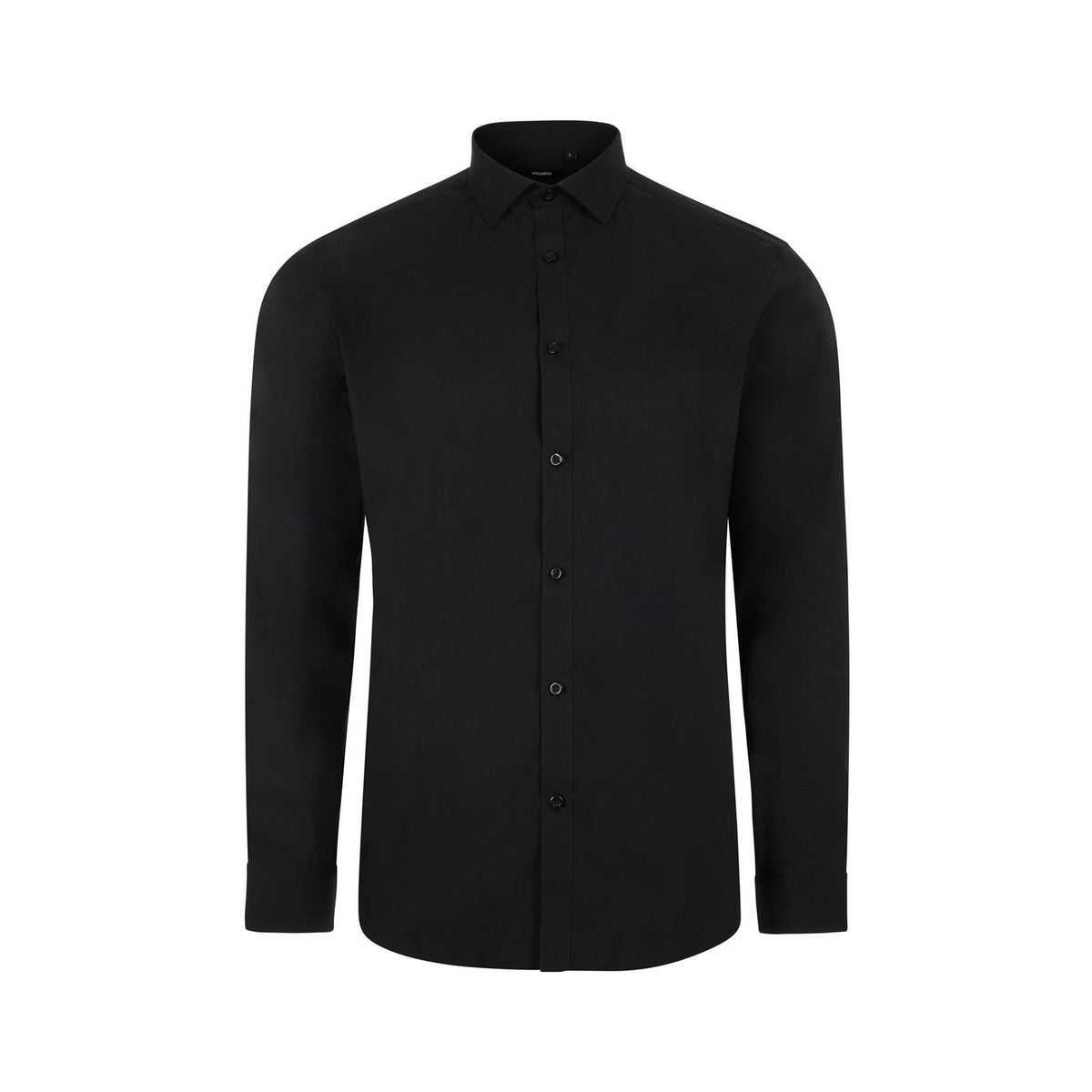 Camisa de trabajo manga larga stretch hombre Velilla 405017S - Negro