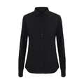 Camisa de trabajo manga larga stretch mujer Velilla 405019S - Negro