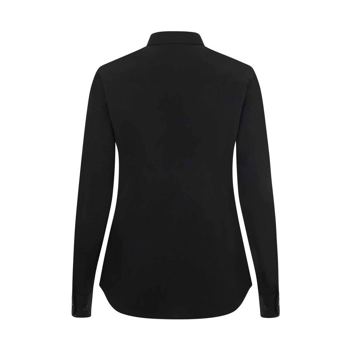Camisa de trabajo manga larga stretch mujer Velilla 405019S - Negro (2)