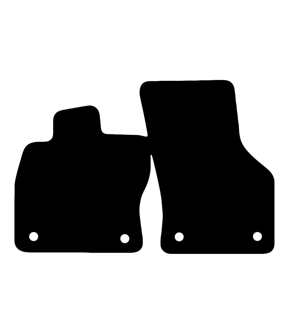 Plantilla de las alfombrillas de goma EVA Audi TT 8S (desde 2014)
