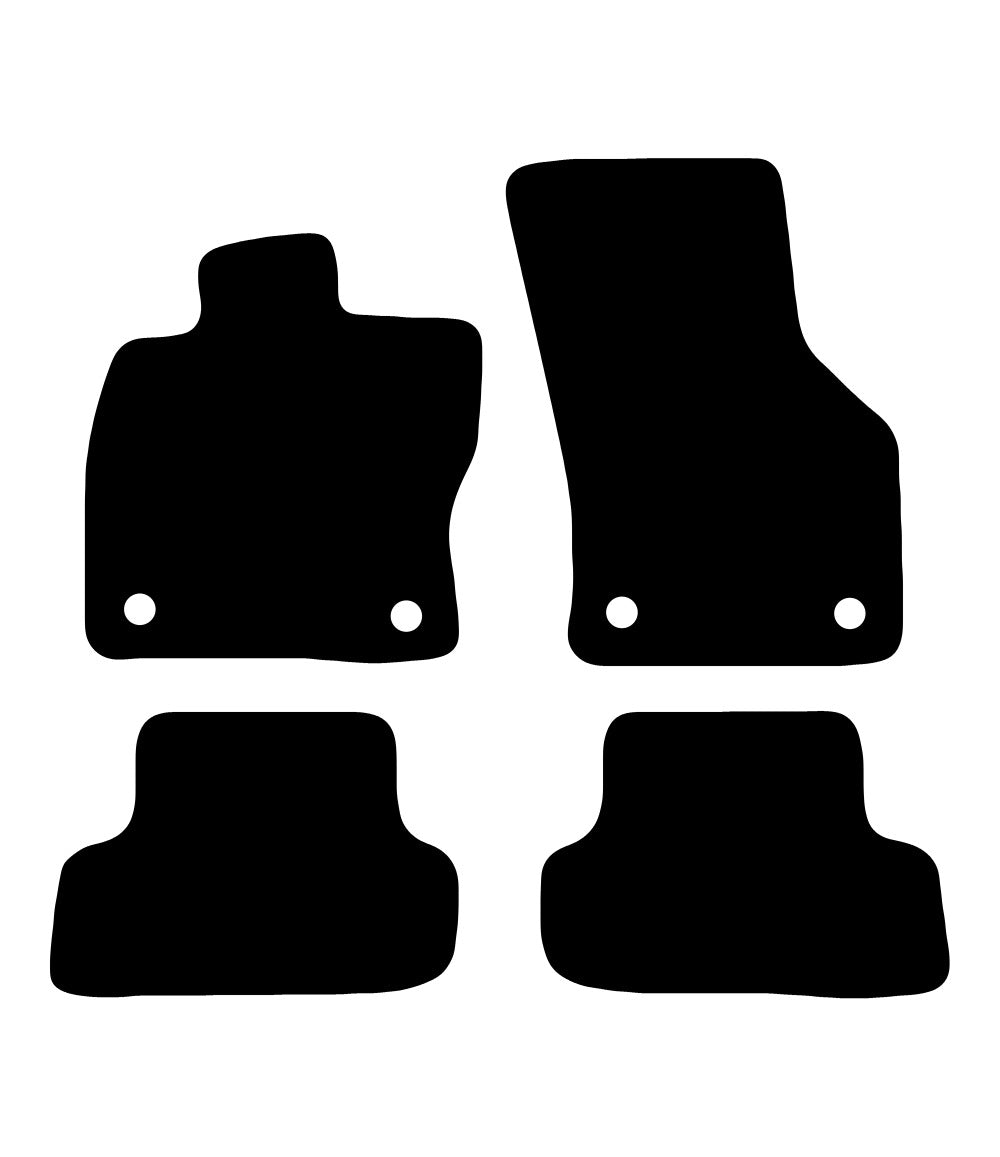 Plantilla de las alfombrillas de goma EVA Audi S3 8V (desde 2013)