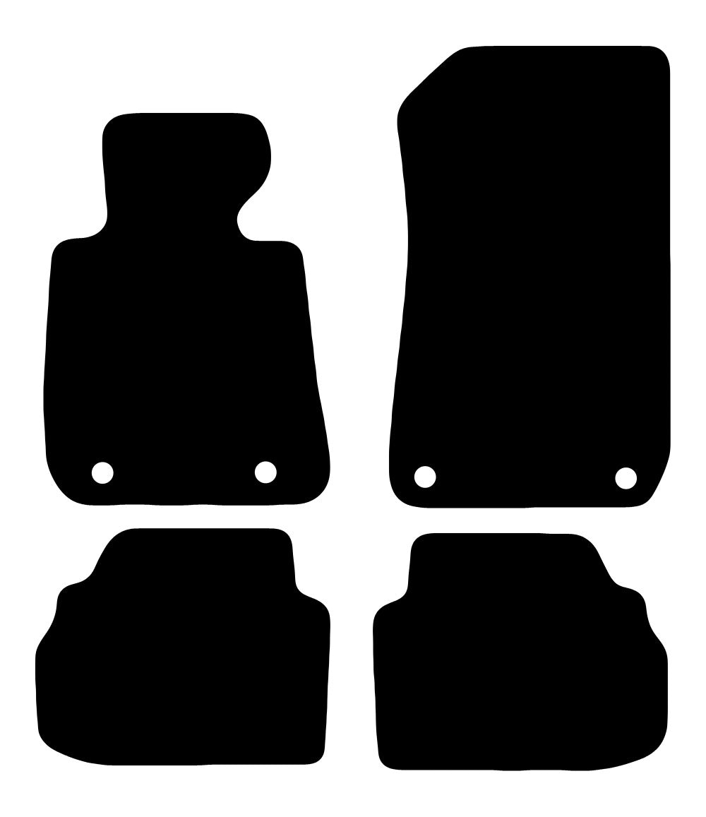 Plantilla de las alfombrillas de goma EVA BMW 3 E92 Coupe (2006-2013)