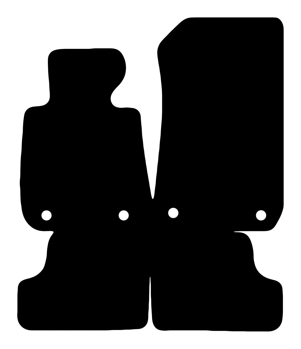 Plantilla de las alfombrillas de goma EVA BMW 3 E93 Cabrio (2007-2013)