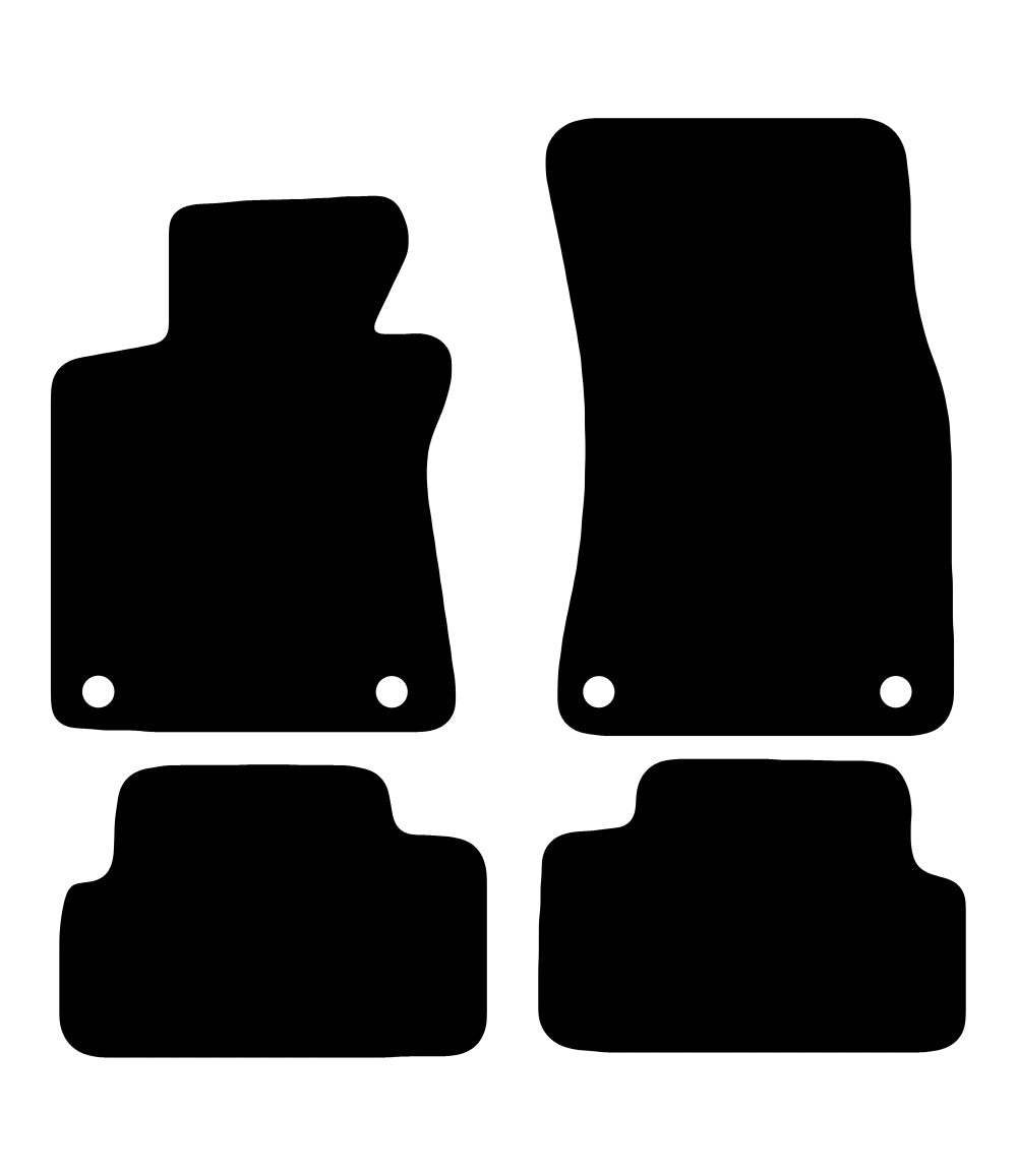 Plantilla de las alfombrillas de goma EVA BMW 6 E63 Coupe (2003-2011)