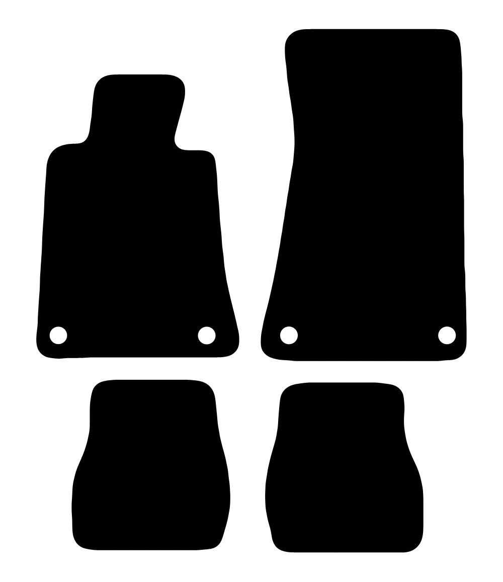 Plantilla de las alfombrillas de goma EVA BMW 3 E30 (1982-1994)