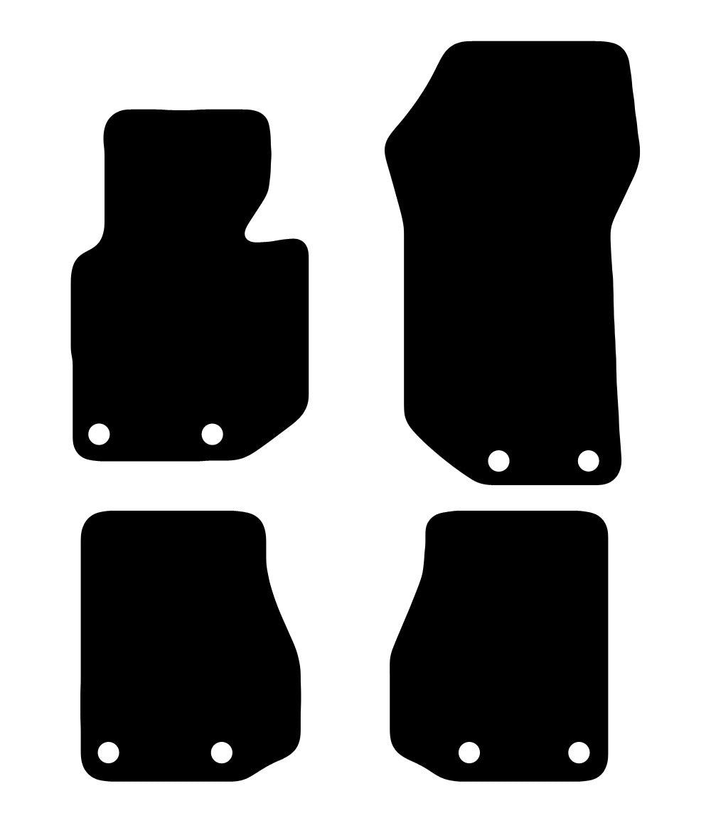 Plantilla de las alfombrillas de goma EVA BMW 3 E36 Cabrio (1993-1999)
