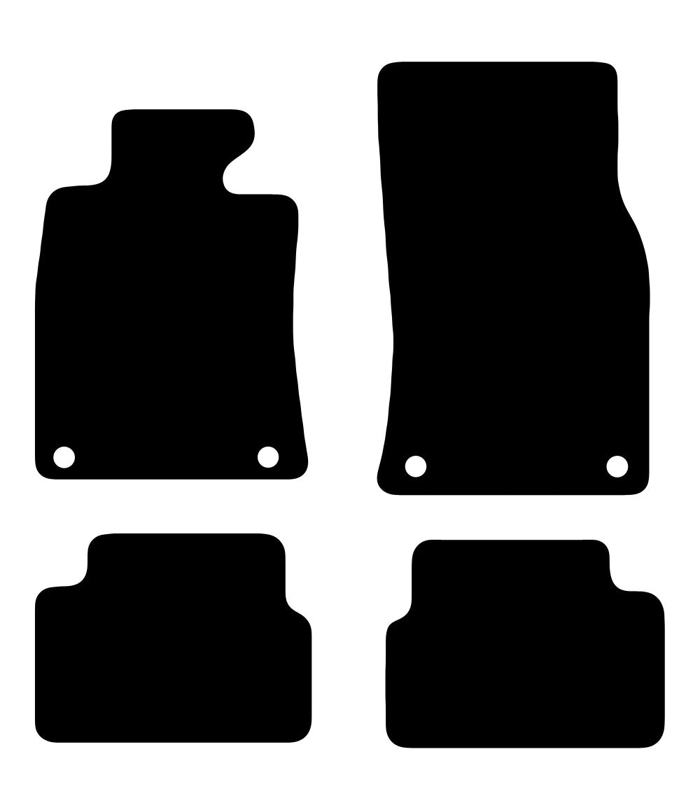 Plantilla de las alfombrillas de goma EVA Mini Clubman R55 (2007-2015)