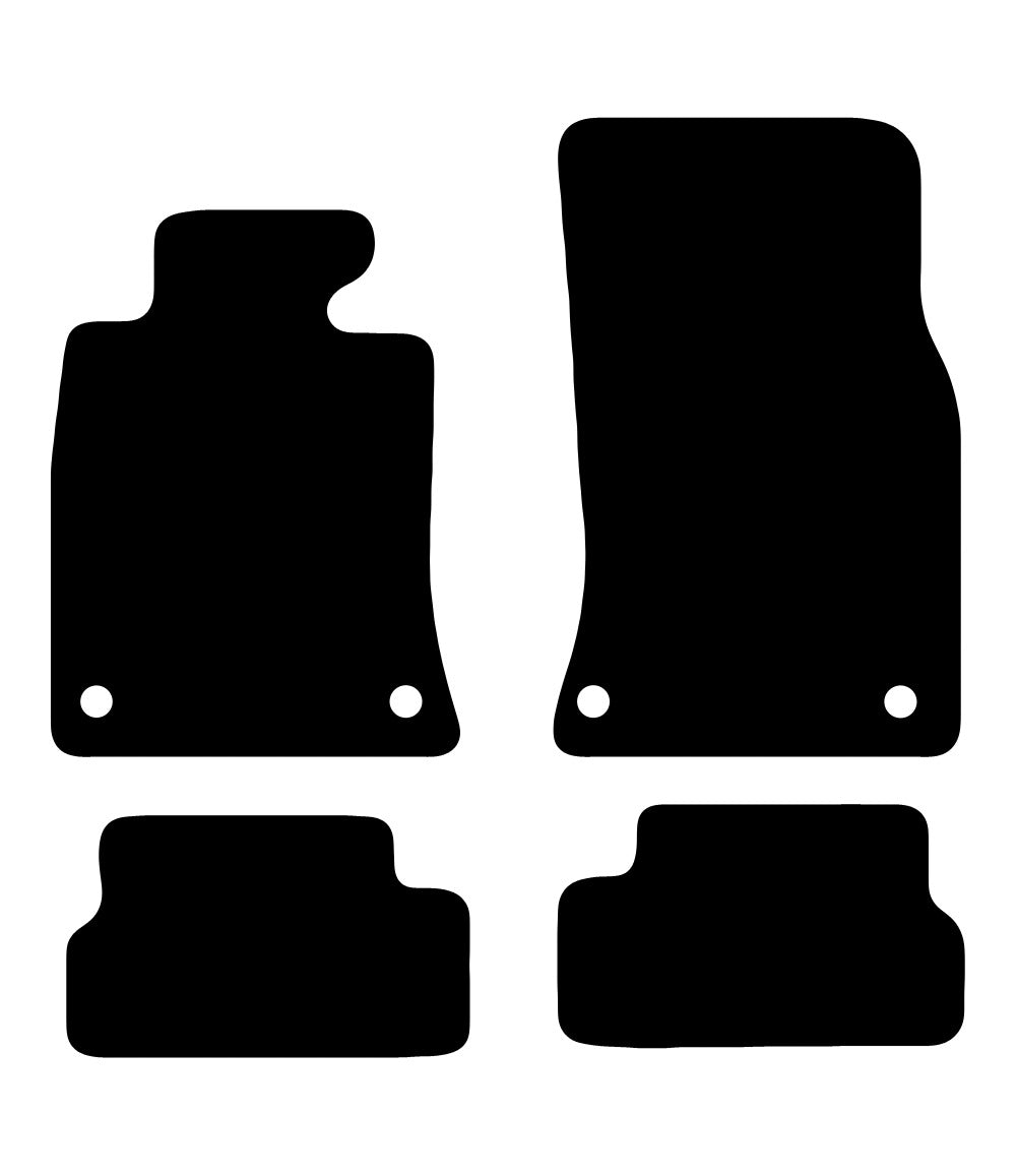 Plantilla de las alfombrillas de goma EVA Mini Cooper R56 (2007-2014)
