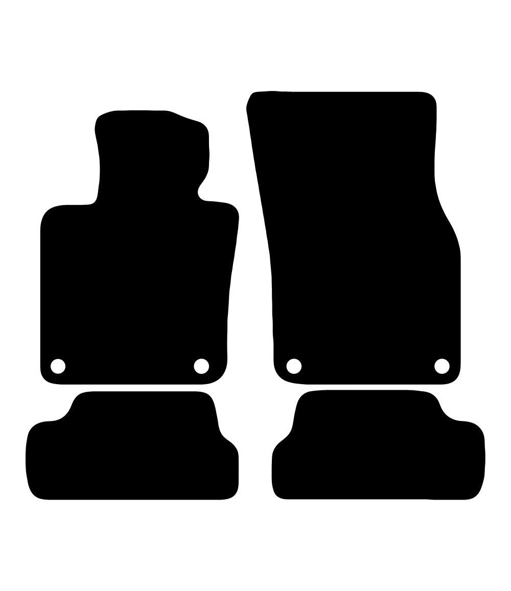 Plantilla de las alfombrillas de goma EVA Mini Cooper Cabrio F57 (2016-2024)