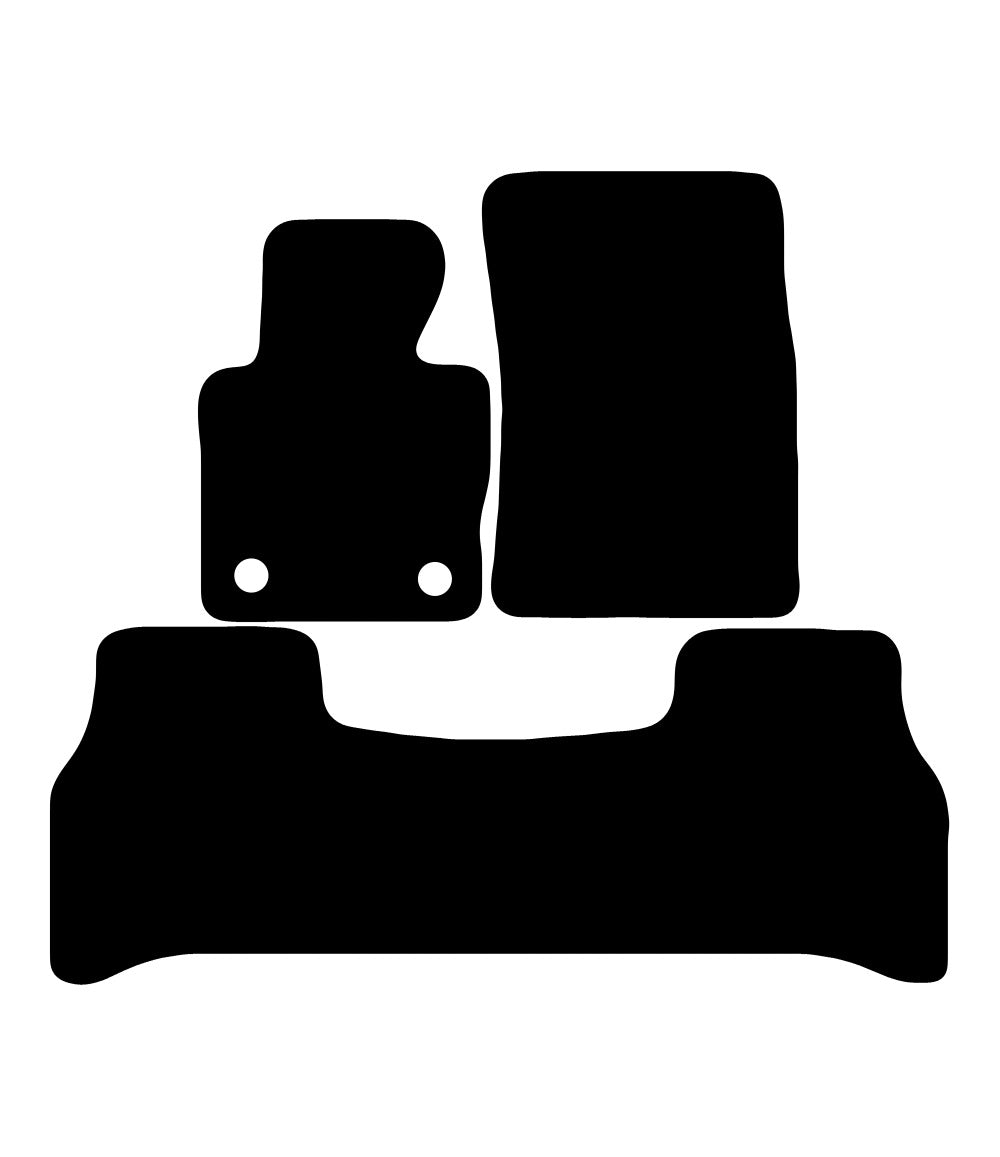 Plantilla de las alfombrillas de goma EVA Land Rover Range Rover (2002-2012)