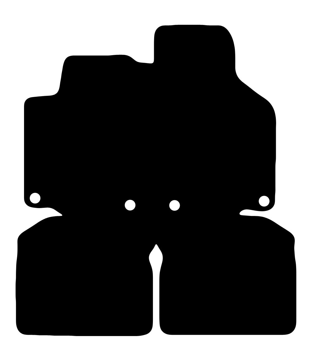 Plantilla de las alfombrillas de goma EVA Seat Toledo (1999-2004)