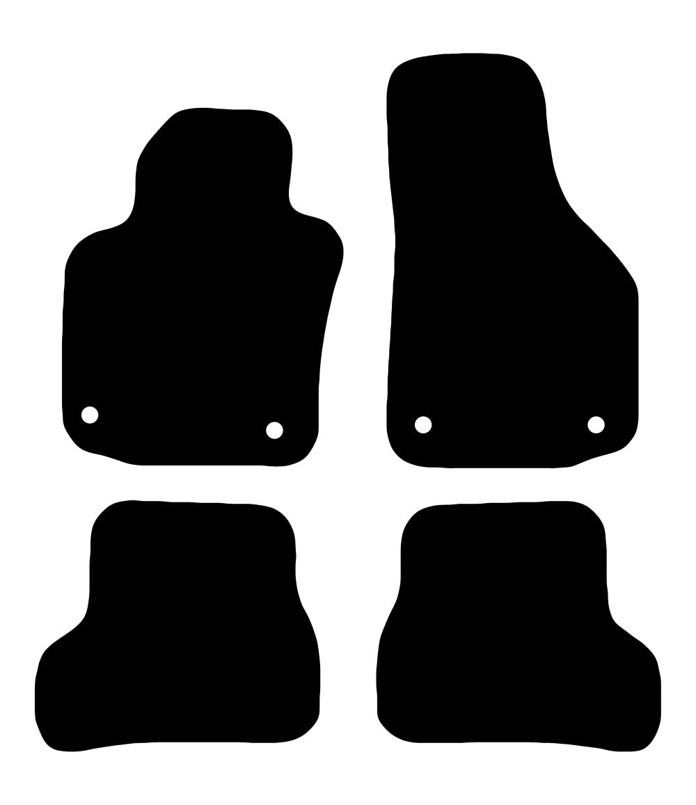 Plantilla de las alfombrillas de goma EVA Skoda Octavia Combi (2004-2013)