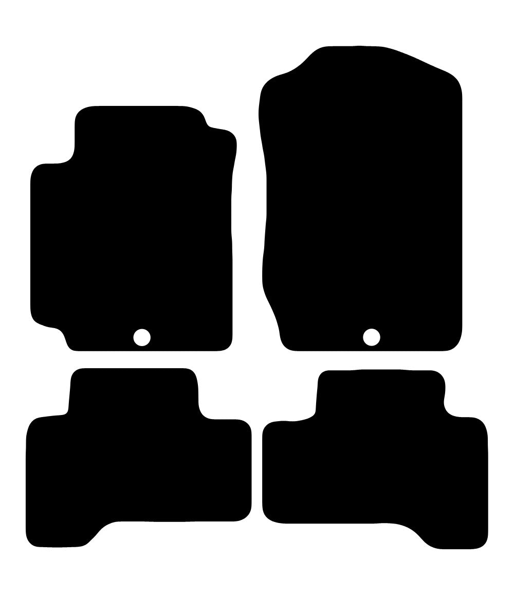Plantilla de las alfombrillas de goma EVA Suzuki Grand Vitara 3 Doors (2005-2015)