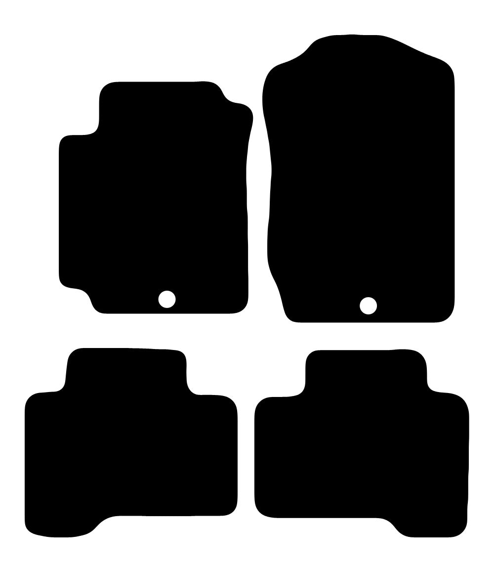 Plantilla de las alfombrillas de goma EVA Suzuki Grand Vitara 5 Doors (2005-2015)