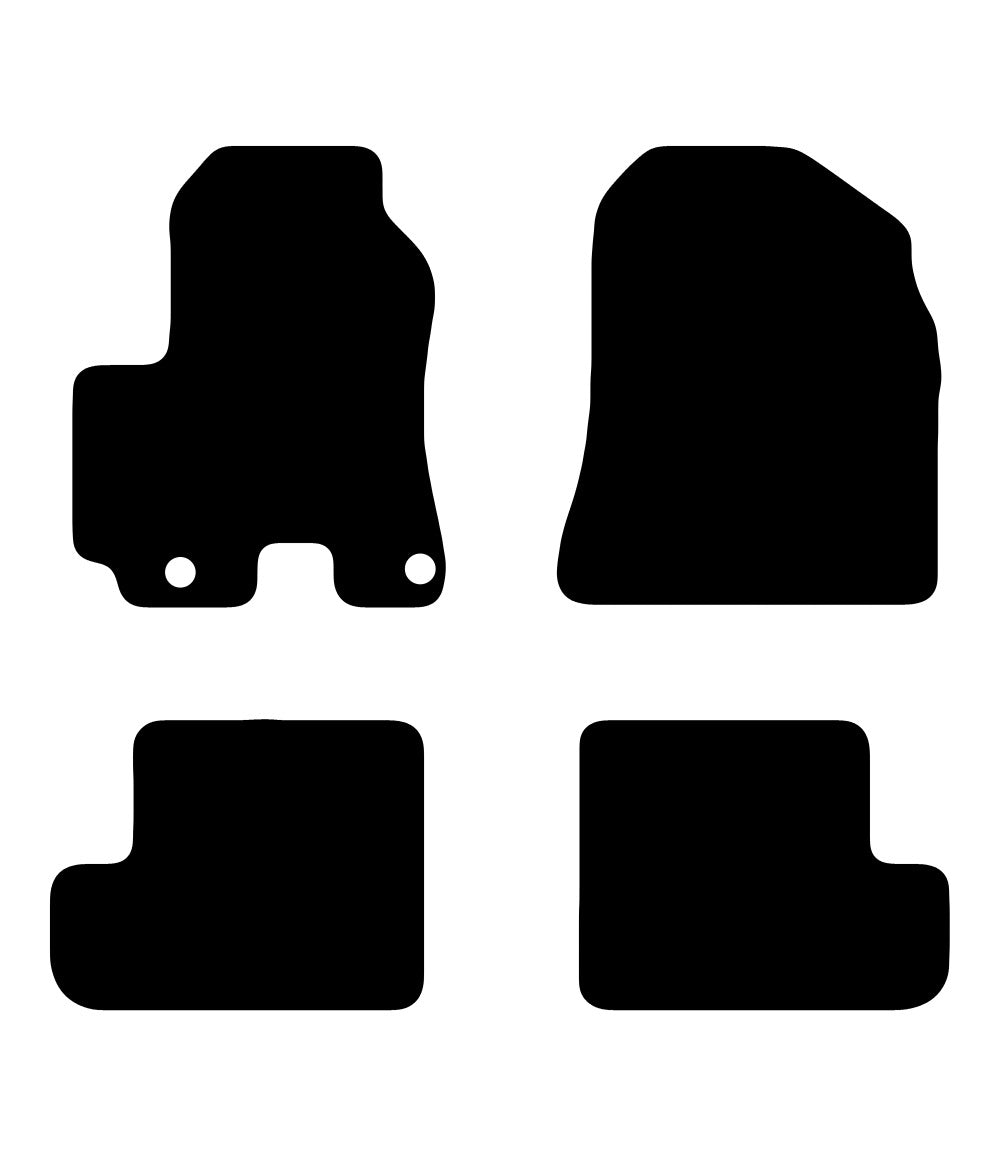 Plantilla de las alfombrillas de goma EVA Toyota RAV4 5 Doors (2000-2003)