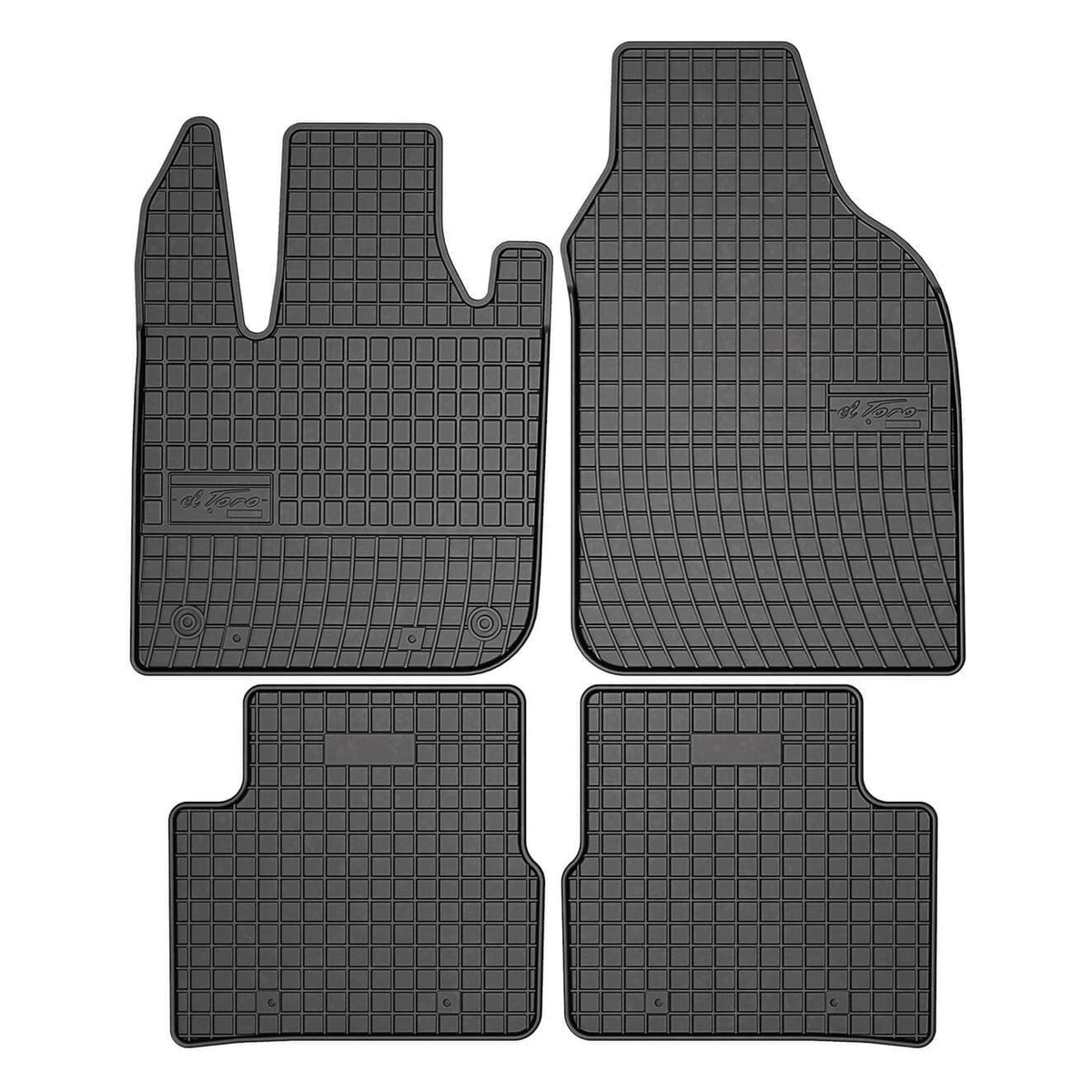 Alfombrillas de goma Fiat 500e II Hatchback (2020-actualidad)