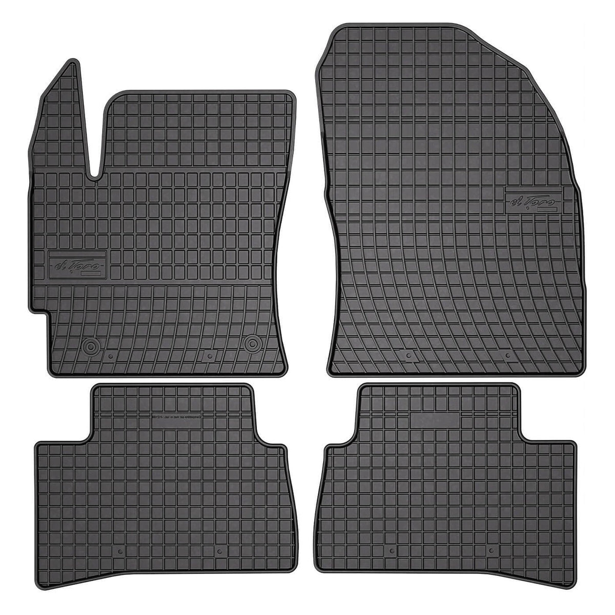 Alfombrillas de goma Toyota Corolla Cross SUV FWD (2022-actualidad)