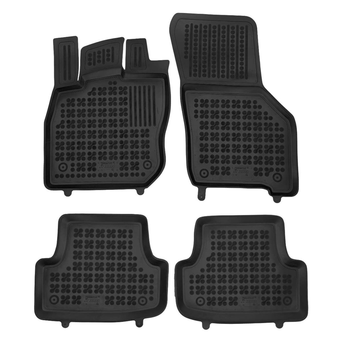 Alfombrillas de goma Audi A3 IV (8Y) MHeV con convertidor bajo asiento (2020-actualidad)
