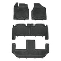 Alfombrillas de goma Chrysler Pacifica II PHEV (7-8 plazas) (2017-2021)