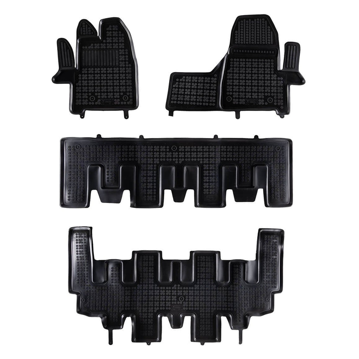 Alfombrillas de goma Ford Tourneo Custom 8 plazas manual (2017-2023)