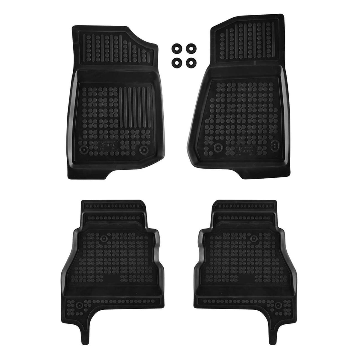 Alfombrillas de goma Jeep Gladiator (JT) con sistema de sonido Alpine (2021-actualidad)