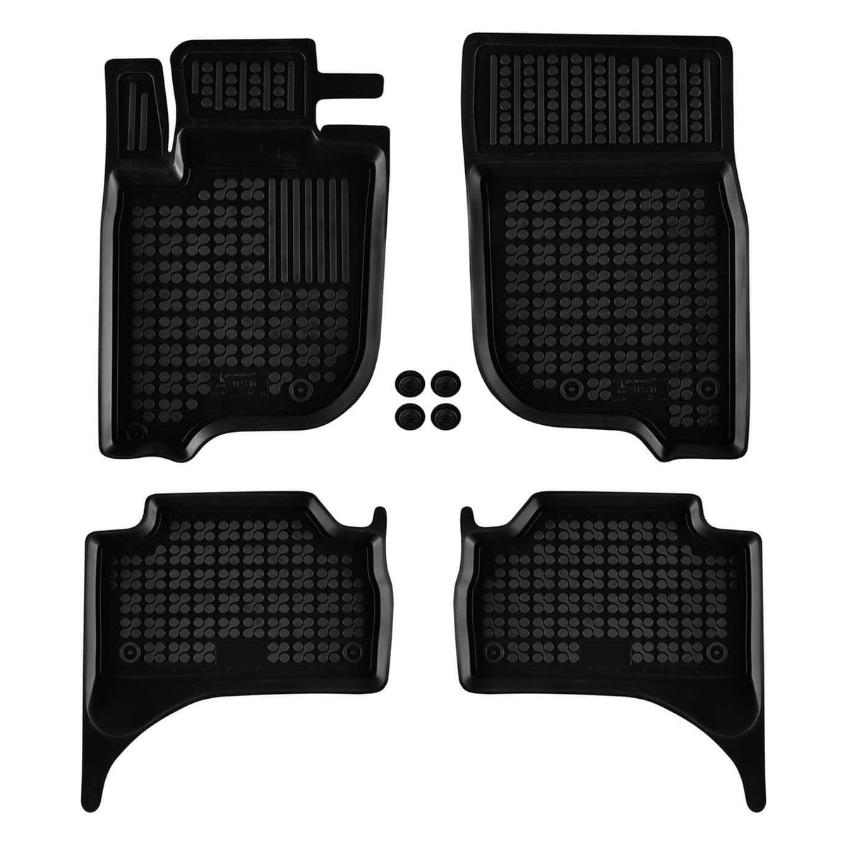 Alfombrillas de goma Mitsubishi L200 V Double Cab cambio automático 4x4 (2019-actualidad)
