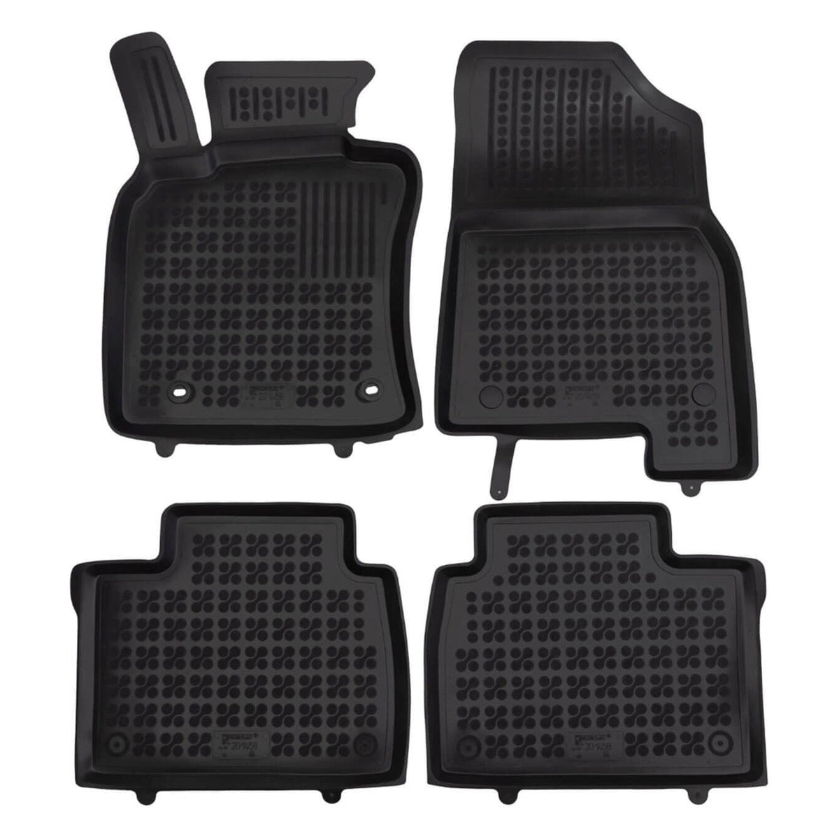 Alfombrillas de goma Toyota Camry VIII (XV80) Sedan Hybrid con extintor (2024-actualidad)