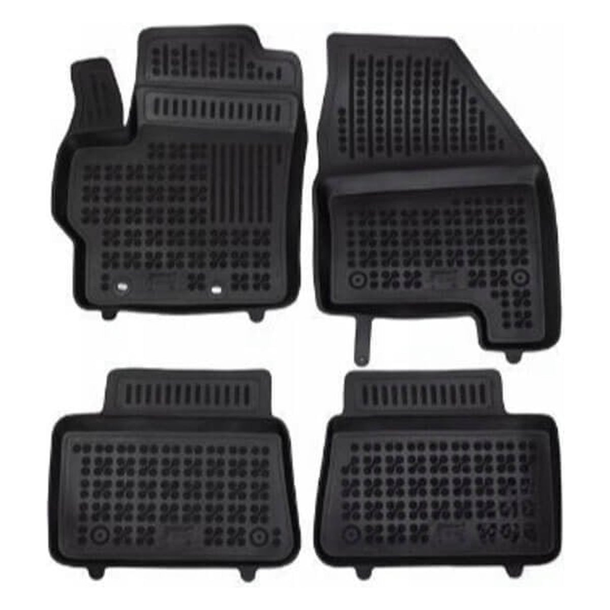 Alfombrillas de goma Toyota Yaris IV con extintor bajo el asiento (2024-actualidad)