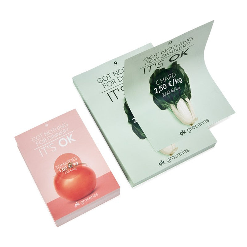 Flyers A5 impresos 170 g · paquetes de 250 a 5.000