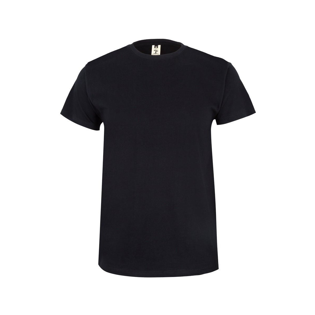 Camiseta de trabajo manga corta algodón Mukua Melbourne MK022 - Negro