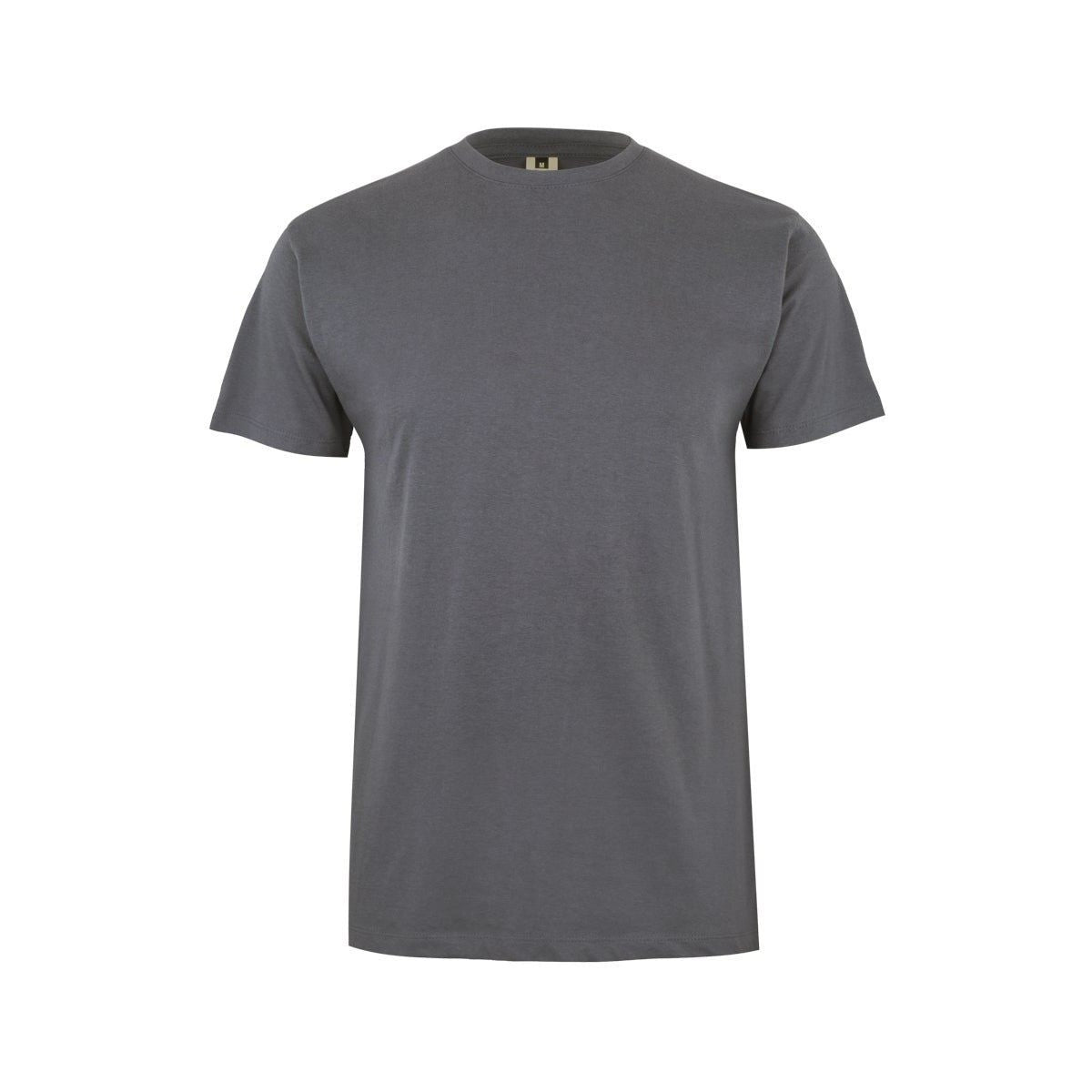 Camiseta de trabajo manga corta algodón Mukua Melbourne MK022 - Gris oscuro