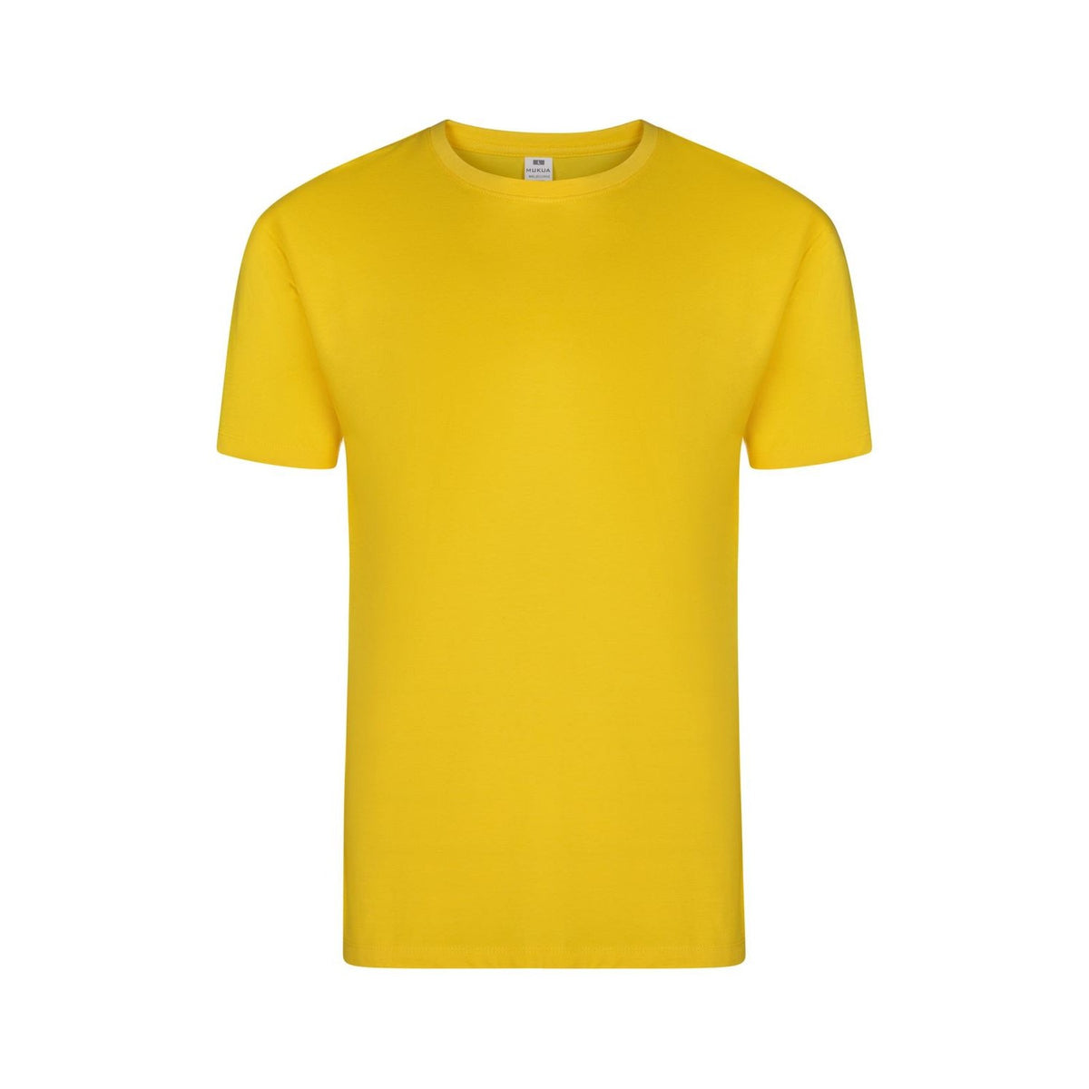 Camiseta de trabajo manga corta algodón Mukua Melbourne MK022 - Amarillo