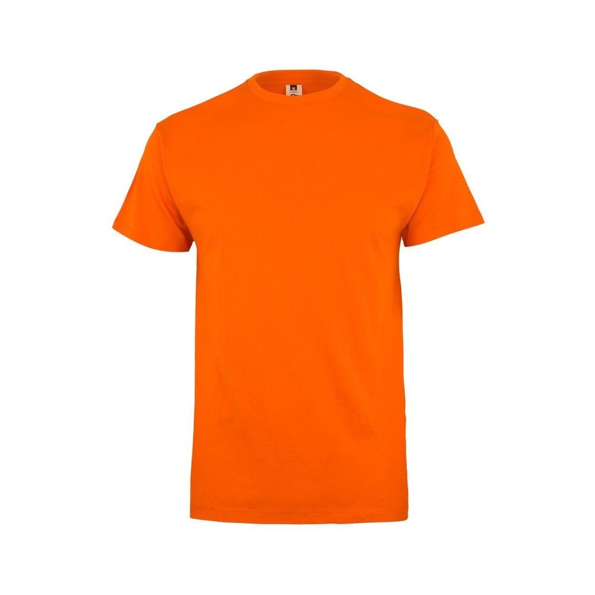 Camiseta de trabajo manga corta algodón Mukua Melbourne MK022 - Naranja