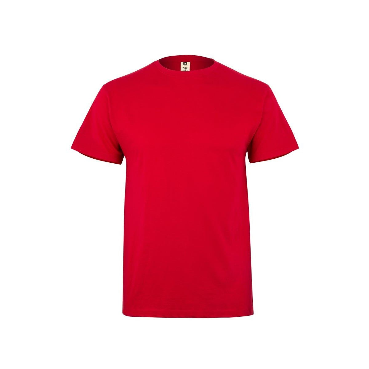 Camiseta de trabajo manga corta algodón Mukua Melbourne MK022 - Rojo