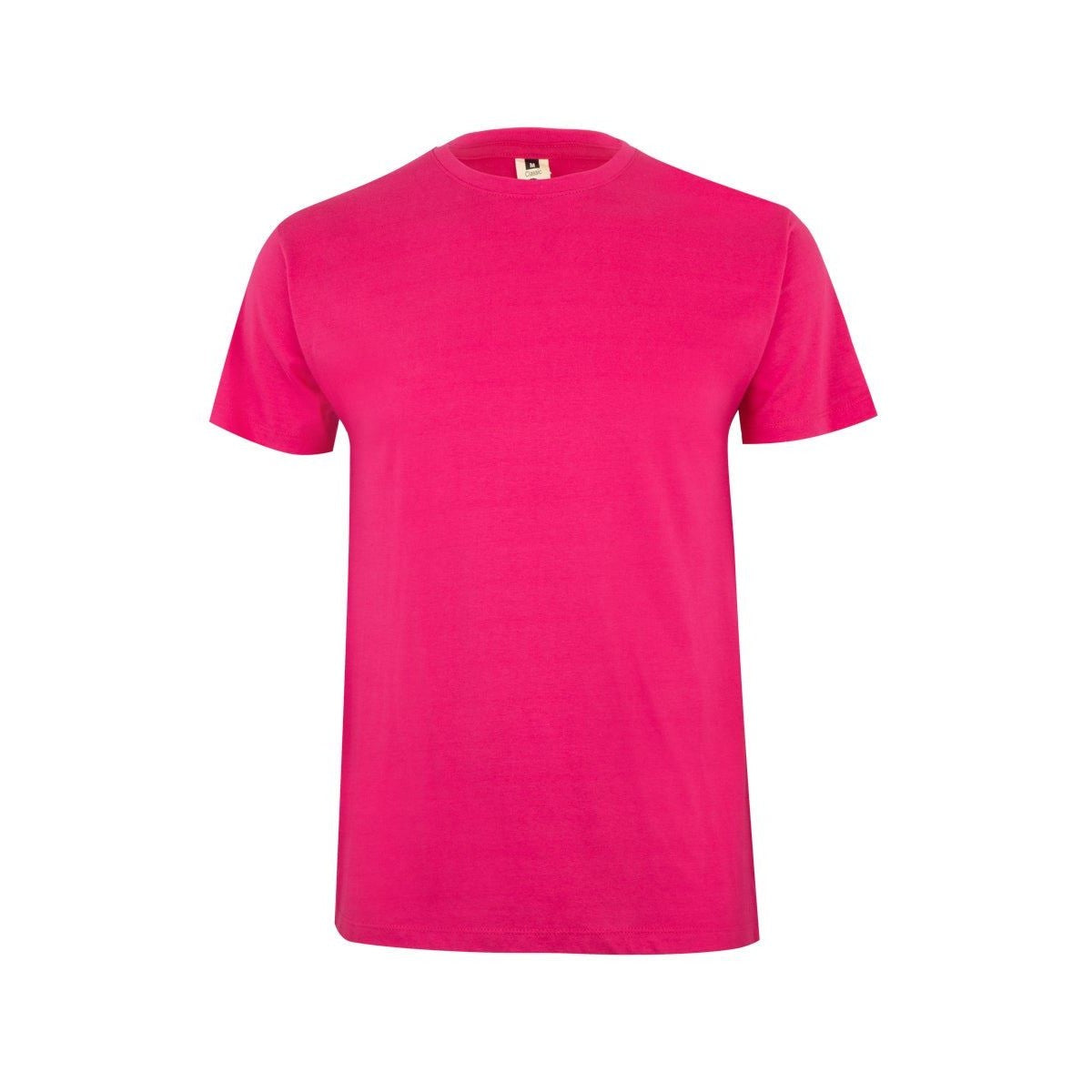 Camiseta de trabajo manga corta algodón Mukua Melbourne MK022 - Fucsia