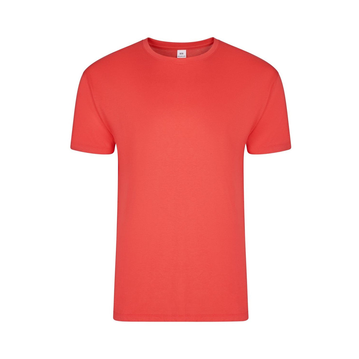 Camiseta de trabajo manga corta algodón Mukua Melbourne MK022 - Coral