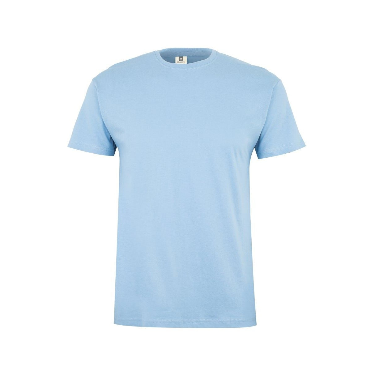 Camiseta de trabajo manga corta algodón Mukua Melbourne MK022 - Azul cielo