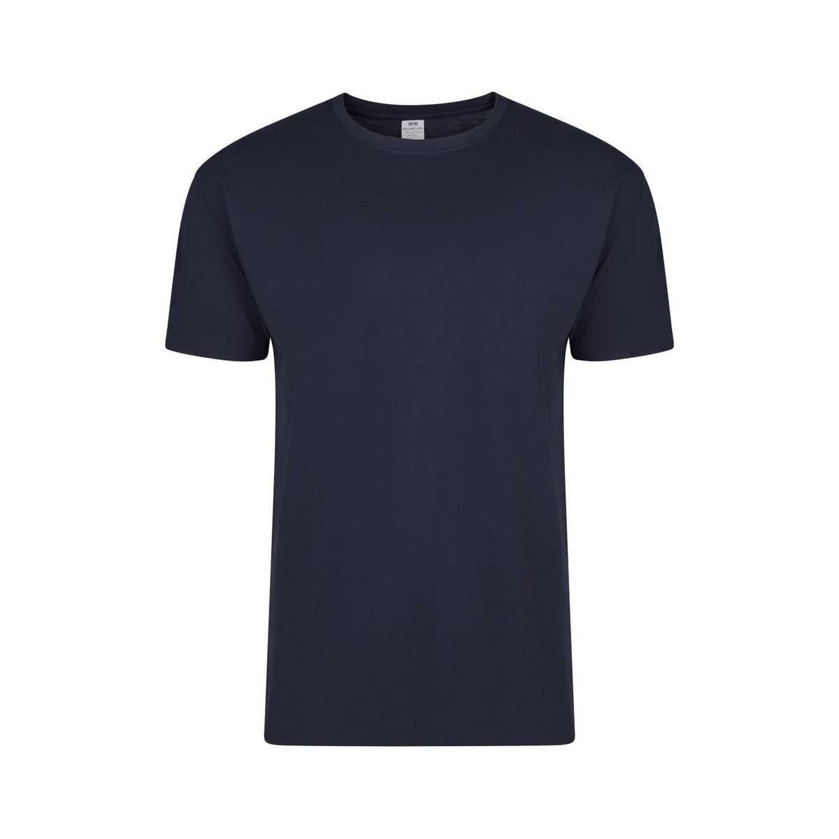 Camiseta de trabajo manga corta algodón Mukua Melbourne MK022 - Azul marino oscuro