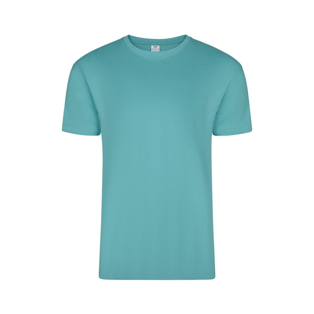 Camiseta de trabajo manga corta algodón Mukua Melbourne MK022 - Turquesa