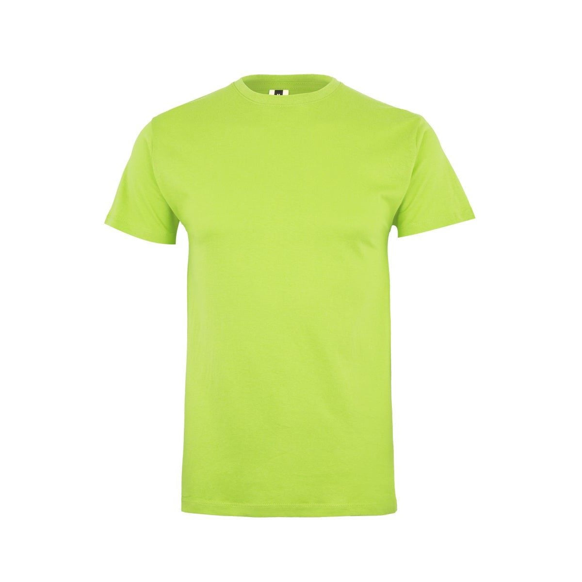 Camiseta de trabajo manga corta algodón Mukua Melbourne MK022 - Lima