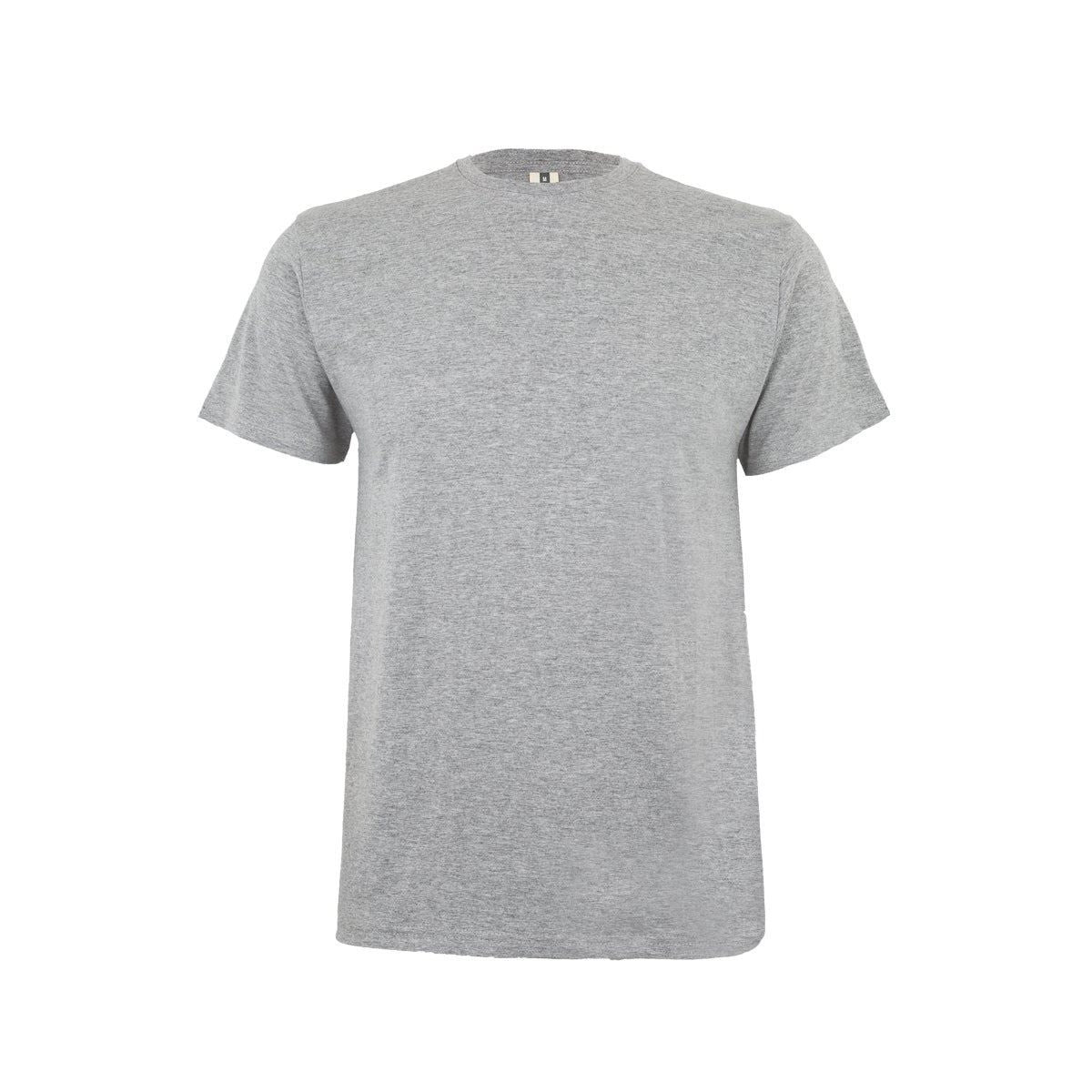 Camiseta de trabajo manga corta algodón Mukua Palm MK023 - Gris jaspeado