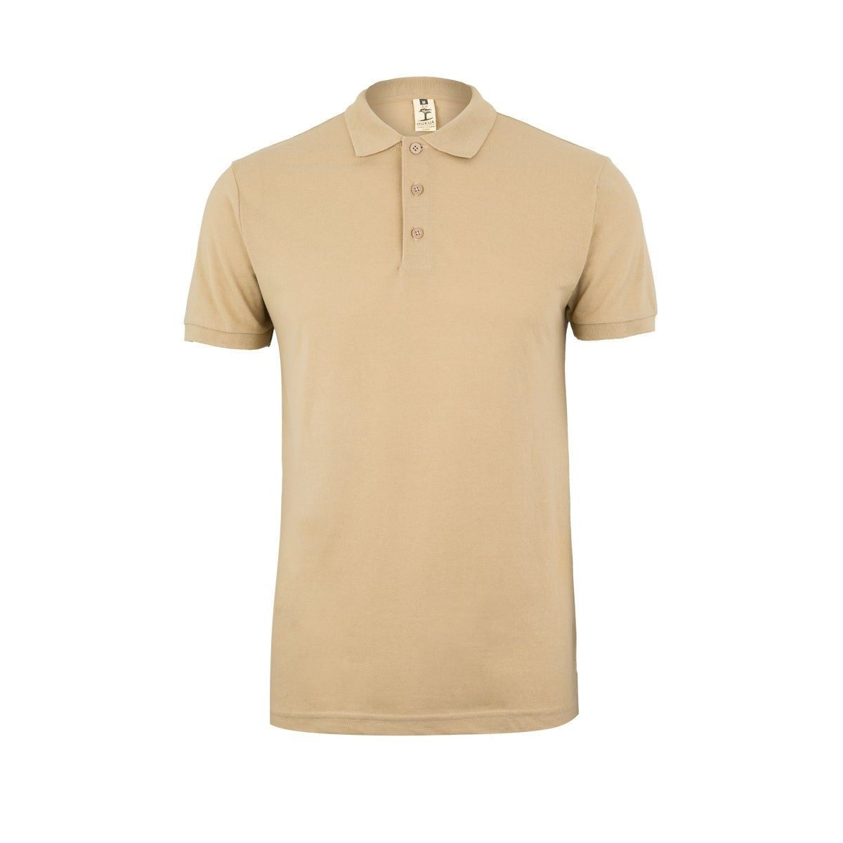 Polo de trabajo manga corta piqué unisex Mukua Gibson MK215 - Arena