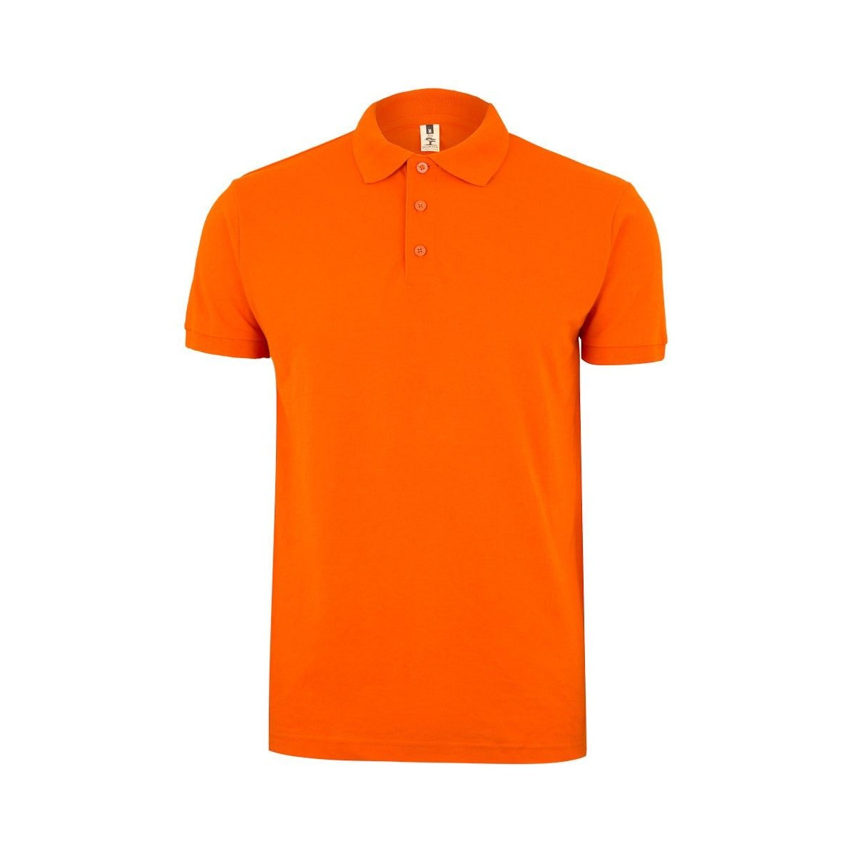 Polo de trabajo manga corta piqué unisex Mukua Gibson MK215 - Naranja