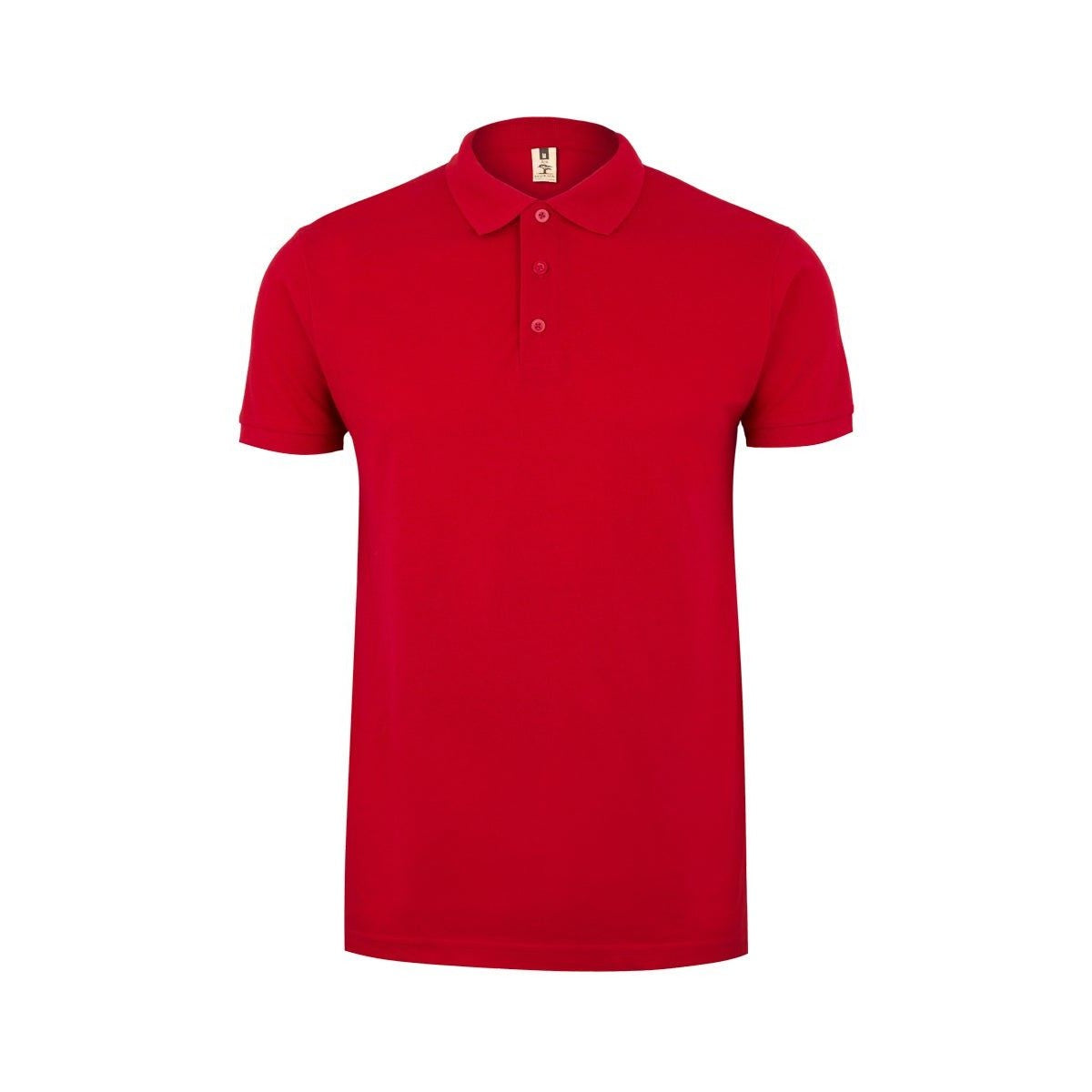 Polo de trabajo manga corta piqué unisex Mukua Gibson MK215 - Rojo