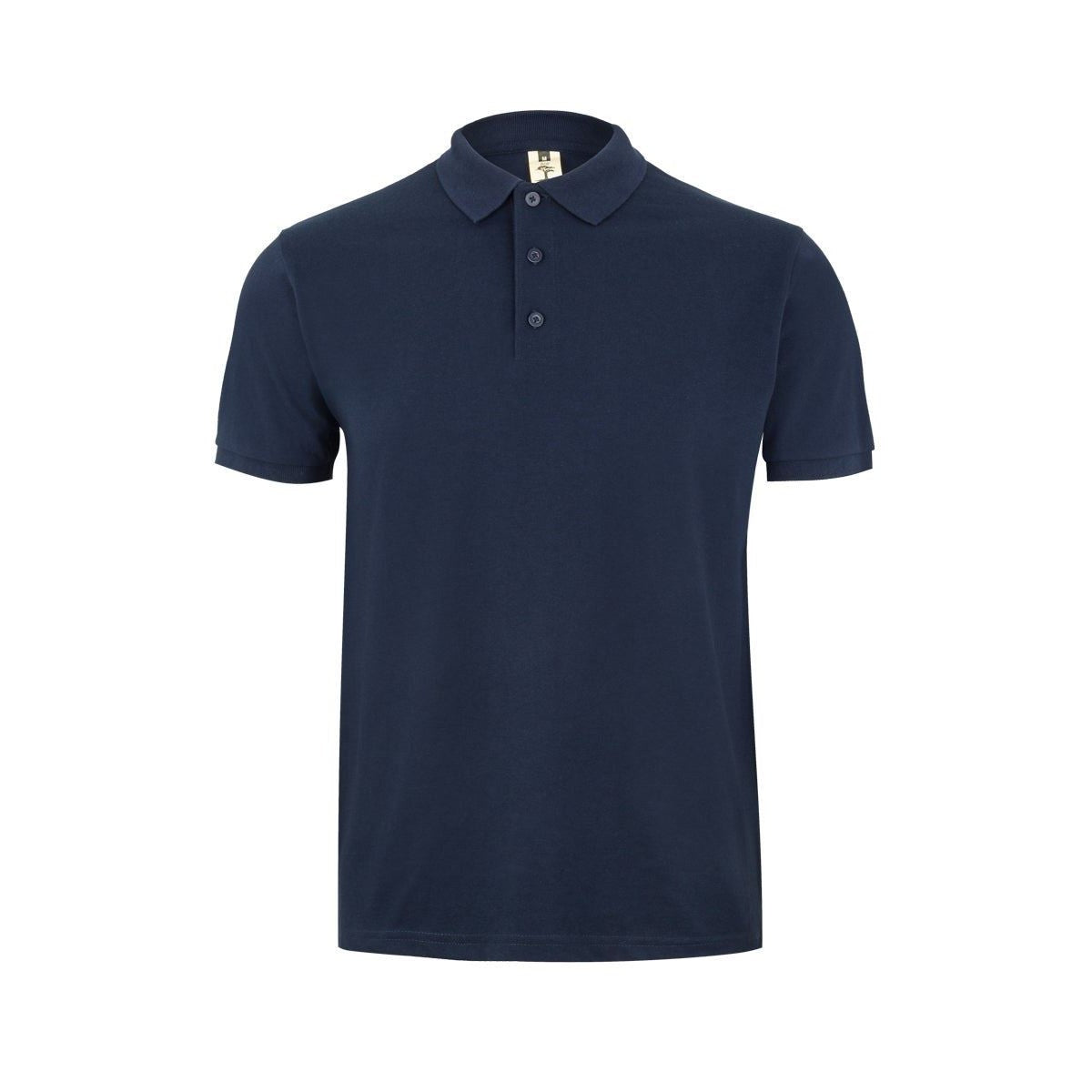 Polo de trabajo manga corta piqué unisex Mukua Gibson MK215 - Azul marino