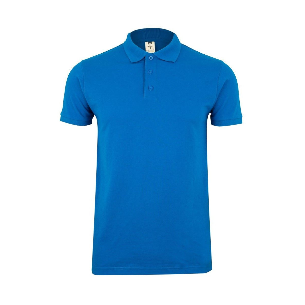Polo de trabajo manga corta piqué unisex Mukua Gibson MK215 - Atolón
