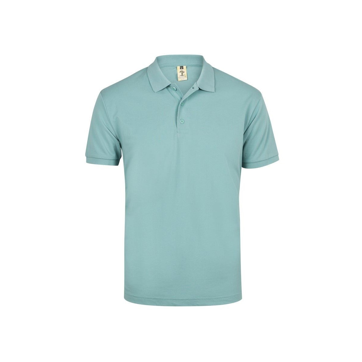 Polo de trabajo manga corta piqué unisex Mukua Gibson MK215 - Salvia